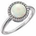 Bezel-Set Cabochon Ring