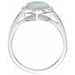 Bezel-Set Cabochon Ring