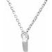 Curvilinear Bar Necklace