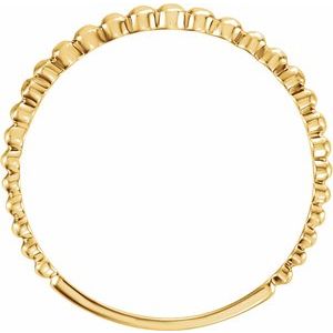 Stackable Bead Ring