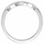 Halo-Style Vintage-Inspired Engagement Ring or Band
