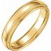 Milgrain Comfort-Fit Half Round Band