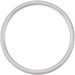 Milgrain Edge Comfort-Fit Flat Band with Satin Finish
