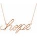 "Hope" Phrase Necklace or Center