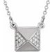 Pyramid Necklace or Center