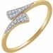 Accented Bypass Ring