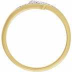 Accented Bypass Ring
