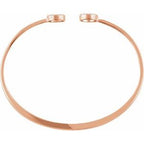 Circle Hinged Cuff Bracelet
