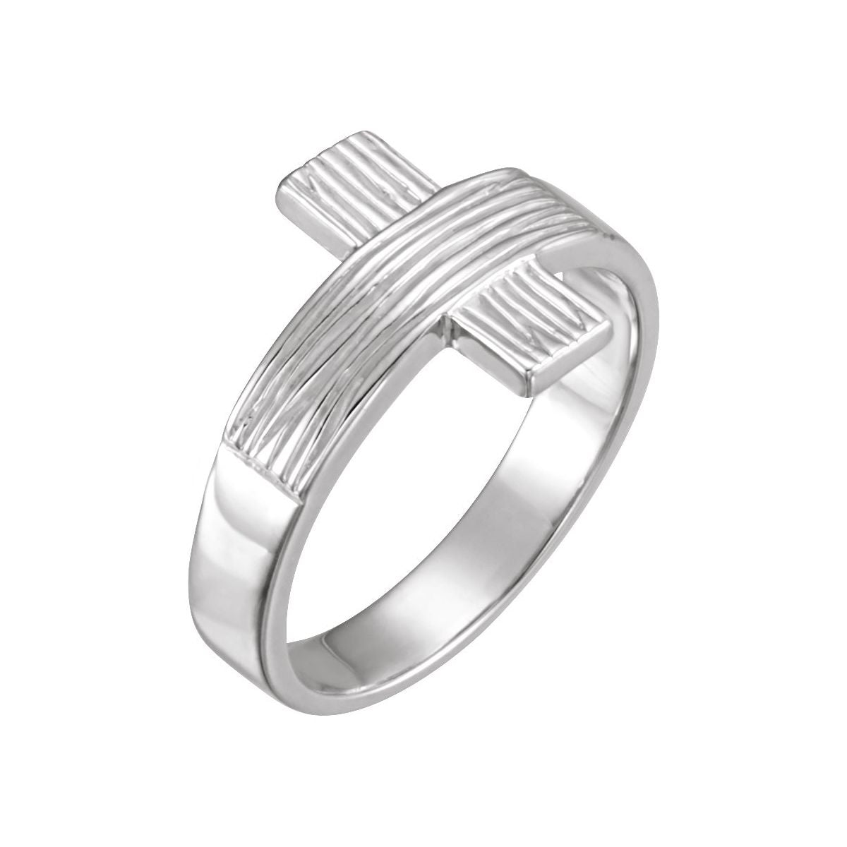 Rugged Cross Chastity Ring