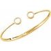 Circle Hinged Cuff Bracelet