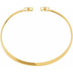 Circle Hinged Cuff Bracelet