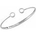 Circle Hinged Cuff Bracelet