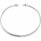 Circle Hinged Cuff Bracelet