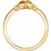 Heart & Cross Ring