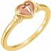 Heart & Cross Ring