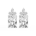 34 ¹⁄₅ ctw Radiant, Marquise and Pear LGD Floral Drop Earrings - Signature Collection