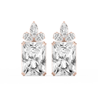 34 ¹⁄₅ ctw Radiant, Marquise and Pear LGD Floral Drop Earrings - Signature Collection