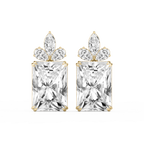 34 ¹⁄₅ ctw Radiant, Marquise and Pear LGD Floral Drop Earrings - Signature Collection