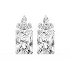 34 ¹⁄₅ ctw Radiant, Marquise and Pear LGD Floral Drop Earrings - Signature Collection