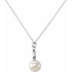Accented Pearl Necklace