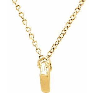 Curvilinear Bar Necklace