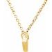Curvilinear Bar Necklace