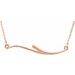 Curvilinear Bar Necklace