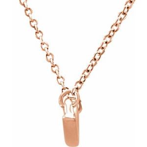Curvilinear Bar Necklace