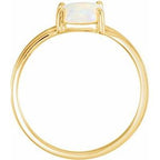 Cabochon Solitaire Ring