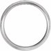 Double Milgrain Edge Comfort-Fit Half Round Band