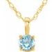 Youth Birthstone Necklace or Pendant