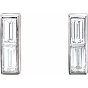 Baguette Bar Earrings