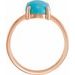 Cabochon Solitaire Ring