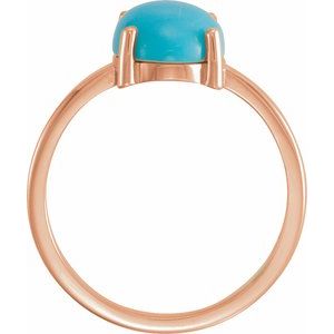 Cabochon Solitaire Ring