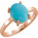 Cabochon Solitaire Ring