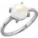 Cabochon Solitaire Ring