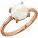 Cabochon Solitaire Ring