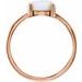 Cabochon Solitaire Ring