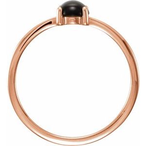 Cabochon Solitaire Ring