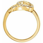 Accented Freeform Ring