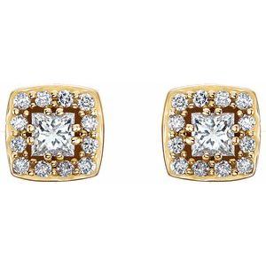 Halo-Style Earrings