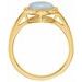 Bezel-Set Cabochon Ring