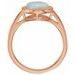 Bezel-Set Cabochon Ring