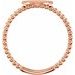 Be Posh® Engravable Beaded Signet Ring