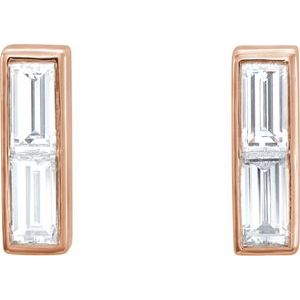 Baguette Bar Earrings