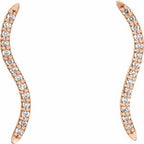 Accented Ear Climbers
