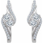 Two-Stone Earrings