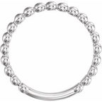 Stackable Beaded Ring