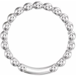 Stackable Beaded Ring