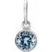 Posh Mommy® Imitation Birthstone Charm/Pendant